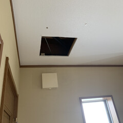点検口/DIY 玄関に天井点検口を設置しました！
磁石を…(3枚目)