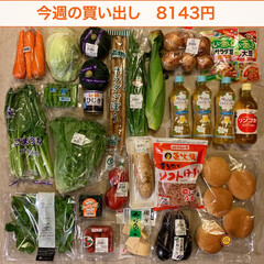 買い物/夕飯/おうちごはん/1週間1万円/冷凍保存/節約/... 《先週の買い出し》
3軒回って合計814…
