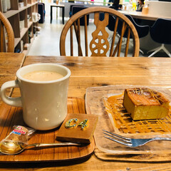 令和元年フォト投稿キャンペーン/広島/チーズケーキ/美味しい/カフェ 広島のカフェで休憩中(1枚目)