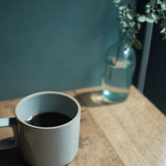 カフェ/コーヒー/ライフスタイル/はじめてフォト投稿 早朝の近所のカフェにて(1枚目)