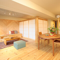 板橋/ナチュラル/無垢材/おしゃれ/かわいい/シンプル/... お施主様ご趣味のDIYで作られた木の家具…(1枚目)