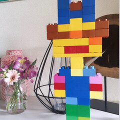 はじめてフォト投稿 子供がレゴで遊びながら人を作ったのにびっ…(1枚目)