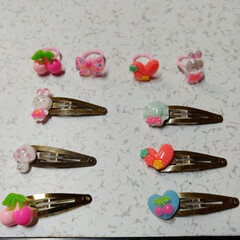 ヘアアクセサリー/キッズアクセサリー/ハンドメイド/フォロー大歓迎 今日は午前中から嫁さんがハンドメイドイベ…