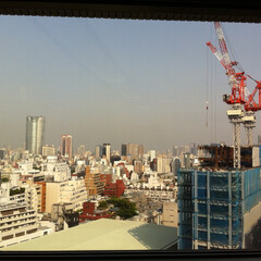 渋谷/はじめてフォト投稿 渋谷のバイト先の眺め！青学上空です！(1枚目)