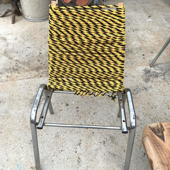 DIY 昨日こさえた椅子と同じ座面のない椅子の枠…(7枚目)