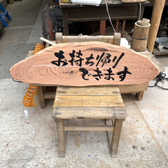 手作り看板/DIY 今日朝　帝人通りの＂味処こはる＂➡︎＂百…(7枚目)
