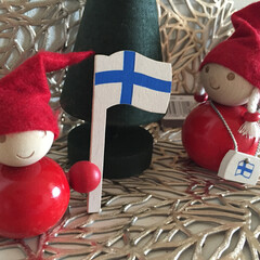 お気に入り/北欧旅行/フィンランド国旗/クリスマス雑貨/お土産 家族の北欧旅行のお土産です。
クリスマス…(1枚目)