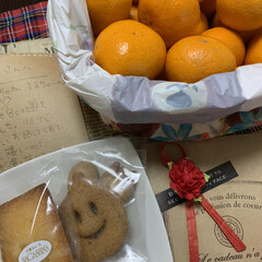 癒し/リミ友/可愛いクッキー/大きなリンゴ/甘〜いみかん/可愛いレター/... ちえちゃんからひと足早いクリスマスプレゼ…(2枚目)