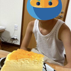 手作り/チーズケーキ/母の日 母の日に息子がスフレチーズケーキを焼いて…(4枚目)
