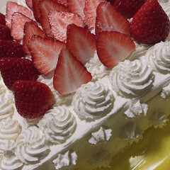 苺/誕生日/手作りケーキ 4月17日旦那さんの誕生日でした🎂

苺…(1枚目)