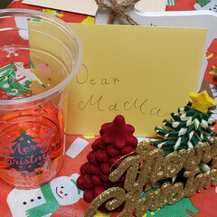 ありがとう/可愛い/クリスマスカード/サンタさん/クリスマスプレゼント/Xmas サンタさんが来てくれた〜🎁🎅💕💕

X&#39;…(2枚目)