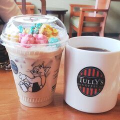 tullys/カラフルポップコーン/ごちそうさまでした/美味しかった/限定品/オーガニックデカフェコーヒー/... タリーズで
限定の
⸜❤︎⸝トムとジ…