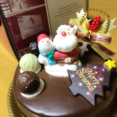 クリスマスケーキ/クリスマス/フード 甘さひかえめで美味しいケーキ(*^_^*)(1枚目)