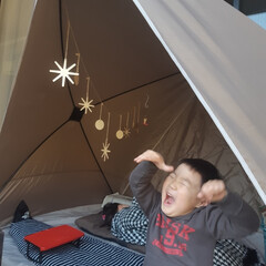 おうちキャンプ/おうち時間 子供達と一緒におうちキャンプ大満足で毎日…(2枚目)