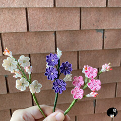 「フラワーステック✨
シンプルなお花が引き…」(4枚目)