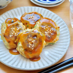 レシピ/れんこん/つくね/レンコン/甘辛い/今日のご飯/... レンコンが安かったので久々にレンコンつく…