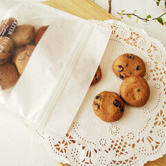 クッキー/きなこ/チョコチップ/スパイス スパイス香るチョコチップクッキーです。
…(1枚目)