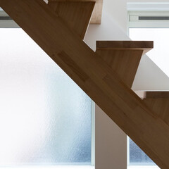 インテリア/北欧インテリア/スケルトン階段/階段/ディティール/住まい/... コンパクトで可愛い家
スケルトン階段と窓…(1枚目)