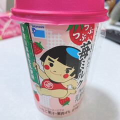 いつもいいねありがとうございます/ツブツブ苺ミルク/神奈川県生産 この苺ミルク　お家で作った苺🍓ミルクの味…(1枚目)
