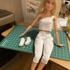 barbie/ハンドメイド 孫の為に始めた人形の服作り
自分が夢中に…(5枚目)