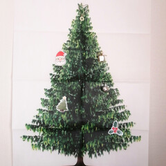 タペストリー/クリスマスツリー/クリスマス/リビング/インテリア/暮らし/... まだ、飾り途中ですが
クリスマスのタペス…(1枚目)